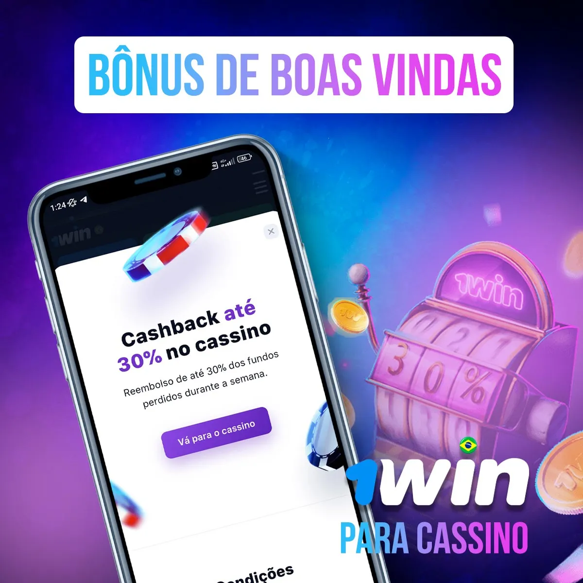 Visão geral do bônus de boas-vindas do cassino da casa de apostas 1win no Brasil