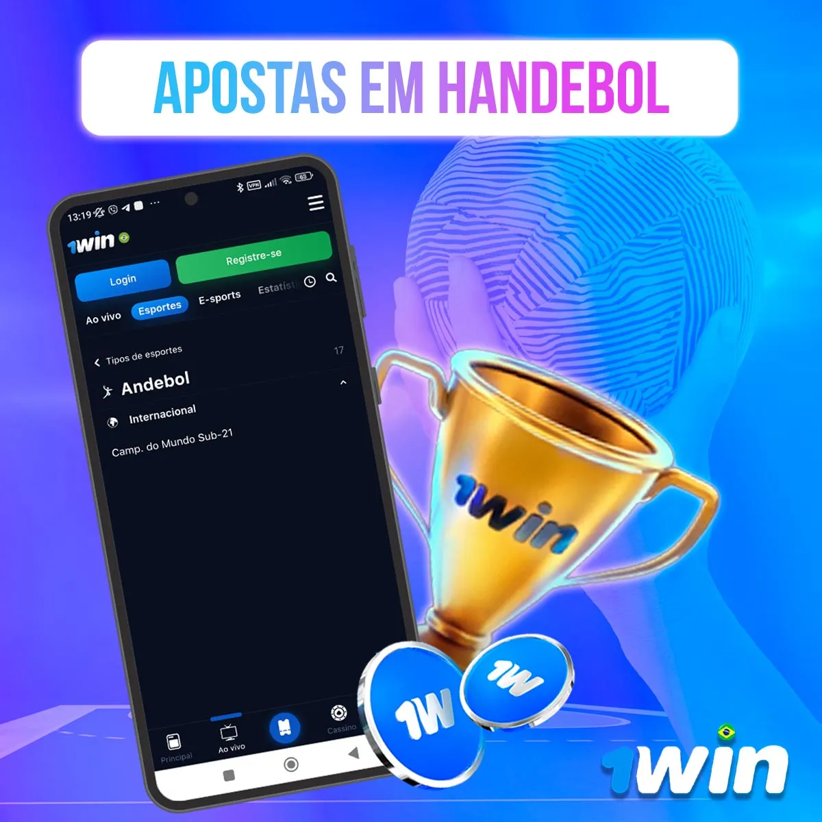 Apostas de handebol na casa de apostas 1win no mercado brasileiro