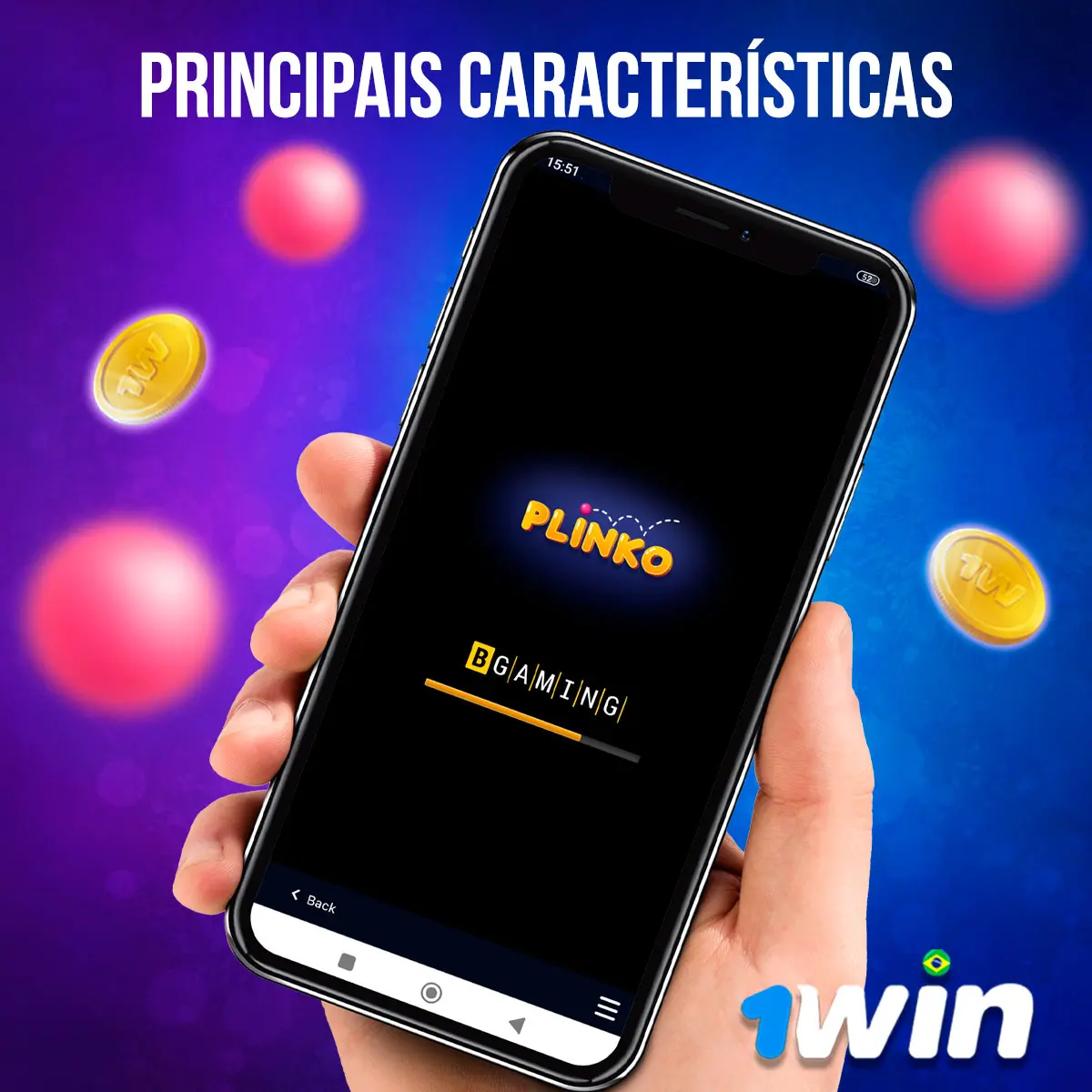 Quais são os principais recursos do 1win Plinko?